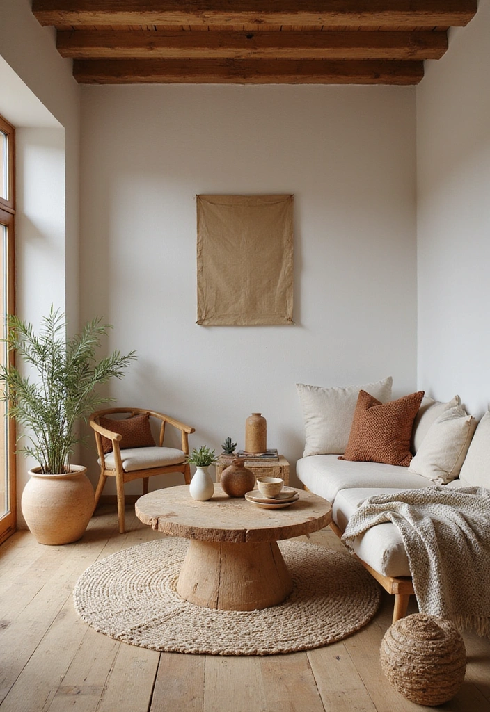 12 Bohemian Decor Ideas That'll Make Your Home Feel Like a Cozy Oasis (You Won't Believe #5!) - 10. Natural Accents and Textures