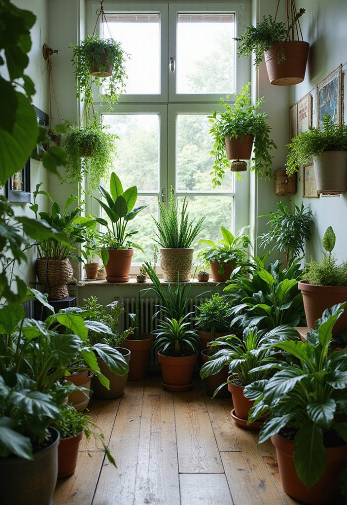 12 Bohemian Decor Ideas That'll Make Your Home Feel Like a Cozy Oasis (You Won't Believe #5!) - 2. Houseplants Galore