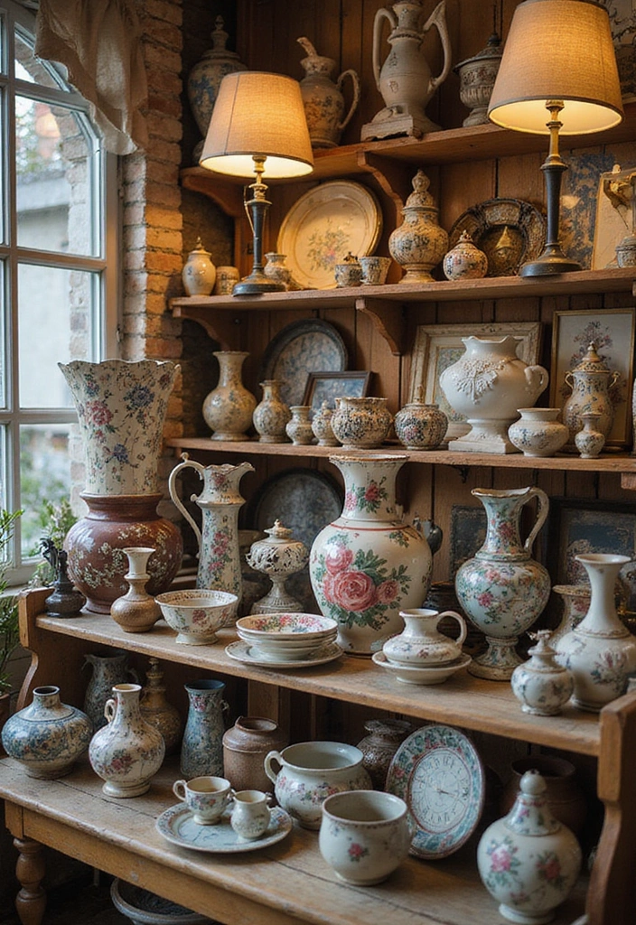 12 Bohemian Decor Ideas That'll Make Your Home Feel Like a Cozy Oasis (You Won't Believe #5!) - 5. Vintage Finds and Thrift Store Treasures