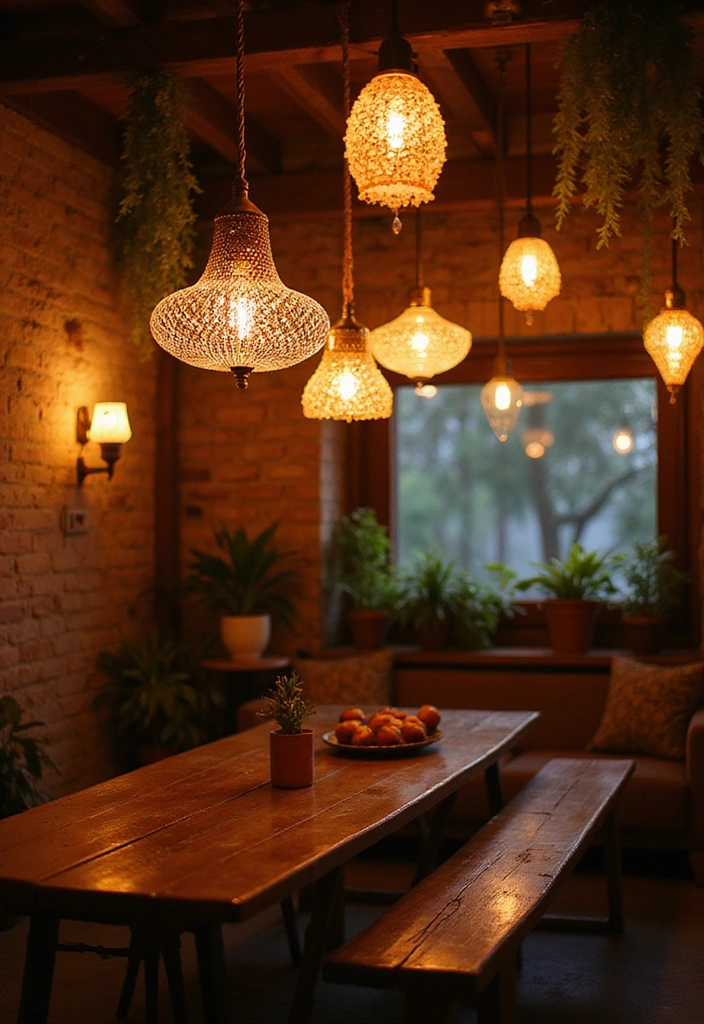 12 Bohemian Decor Ideas That'll Make Your Home Feel Like a Cozy Oasis (You Won't Believe #5!) - 7. Bohemian Lighting
