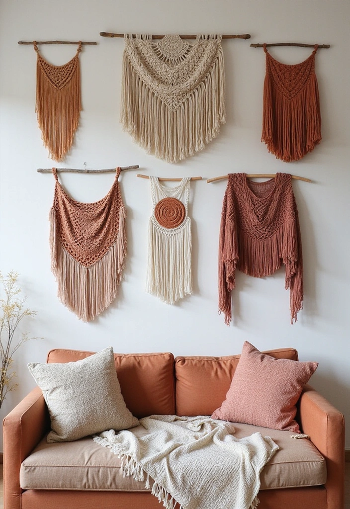 12 Bohemian Decor Ideas That'll Make Your Home Feel Like a Cozy Oasis (You Won't Believe #5!) - 8. Woven Wall Hangings