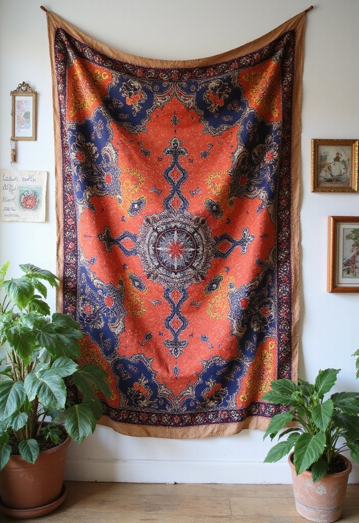 13 Bohemian Textiles That Will Transform Your Home into a Cozy Retreat (You’ll Love #4!) - 1. Vibrant Tapestries
