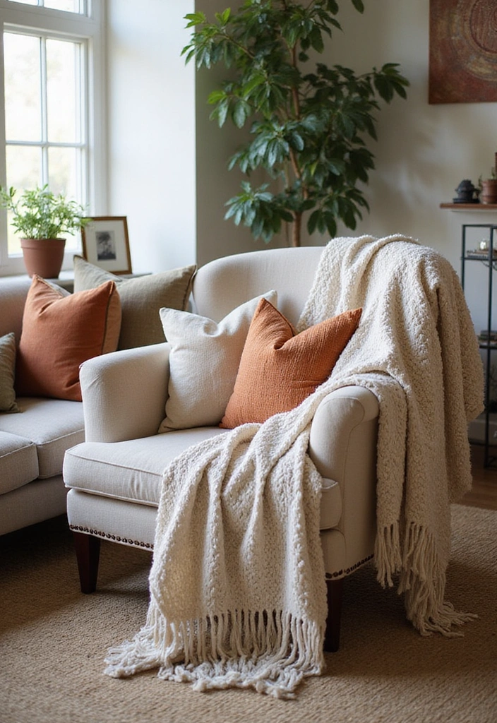 13 Bohemian Textiles That Will Transform Your Home into a Cozy Retreat (You’ll Love #4!) - 12. Textured Throws