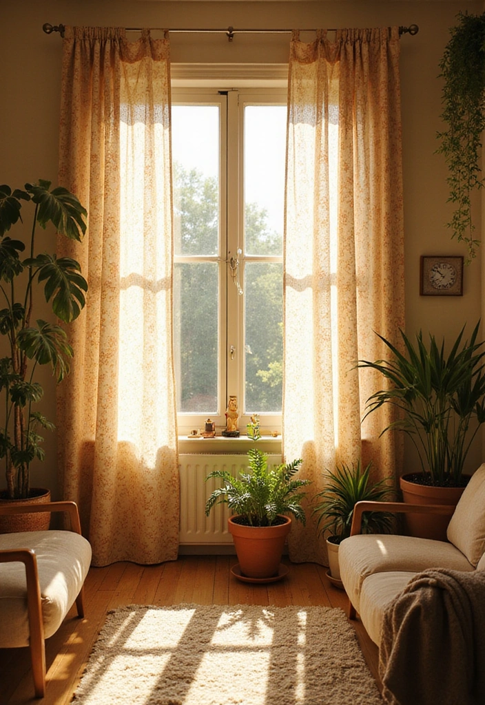 13 Bohemian Textiles That Will Transform Your Home into a Cozy Retreat (You’ll Love #4!) - 9. Soft Curtains