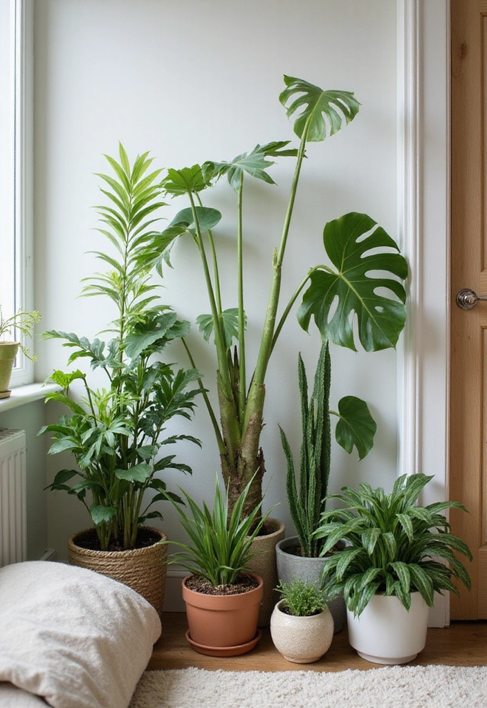 14 Affordable Bedroom Ideas for Men That Look Expensive (You Won't Believe #9!) - 4. Indoor Plants for Freshness