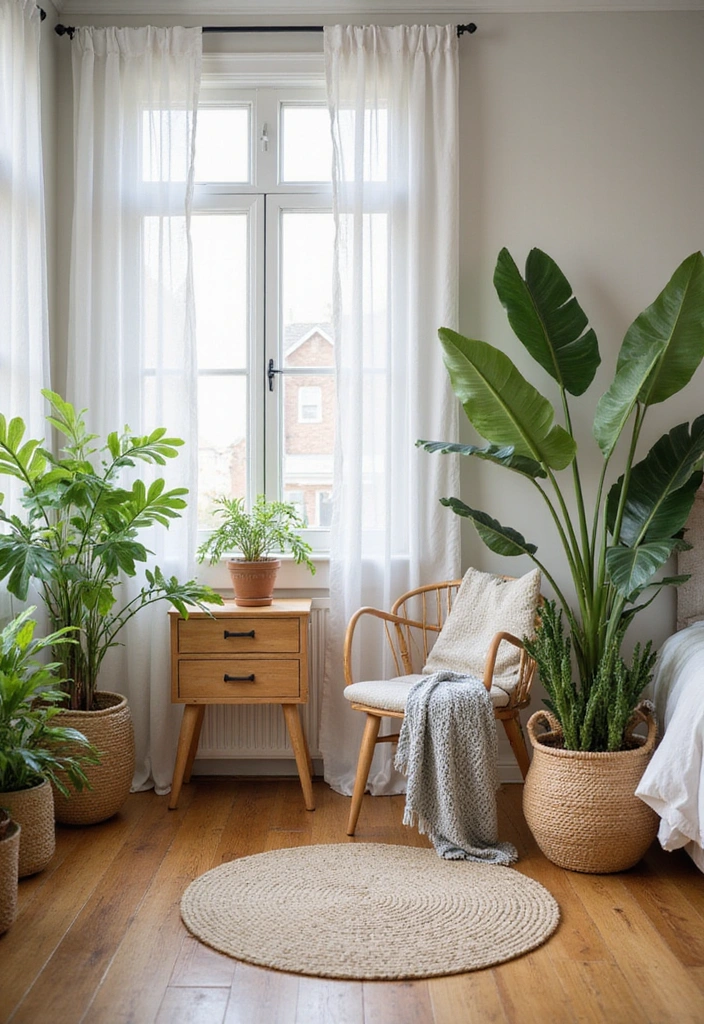 15 Cozy Bedroom Decor Ideas That Will Make You Want to Stay in Bed Forever (Check Out #10!) - 5. Natural Elements