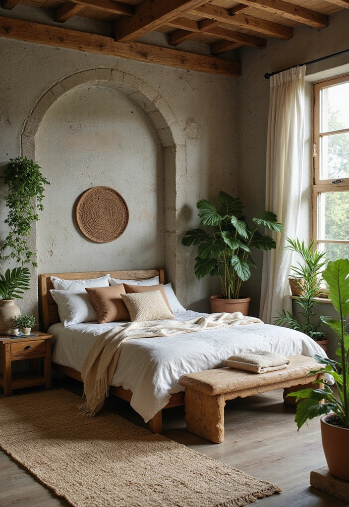 16 Bohemian Bedroom Makeovers That Will Inspire Your Dreamy Retreat (Wait Until You See #11!) - 2. Embrace Natural Elements