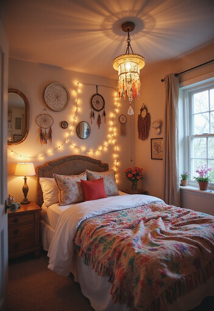 16 Bohemian Bedroom Makeovers That Will Inspire Your Dreamy Retreat (Wait Until You See #11!) - 4. Incorporate Whimsical Décor