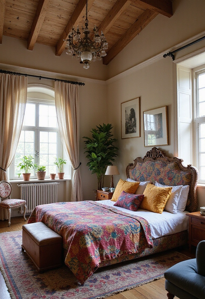 16 Bohemian Bedroom Makeovers That Will Inspire Your Dreamy Retreat (Wait Until You See #11!) - 9. Incorporate a Statement Piece