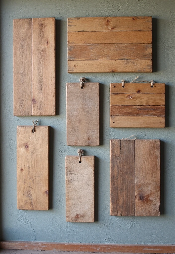 19 Bohemian Art Ideas That Will Make Your Walls Pop (You’ll Want #11!) - 10. Reclaimed Wood Art