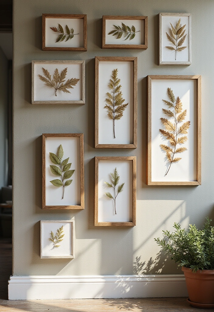 19 Bohemian Art Ideas That Will Make Your Walls Pop (You’ll Want #11!) - 3. Nature-Inspired Wall Art