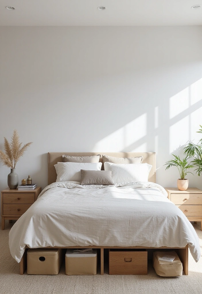 19 Minimalist Bedroom Ideas That'll Ensure You Wake Up Refreshed Every Morning! - 14. Thoughtful Organization