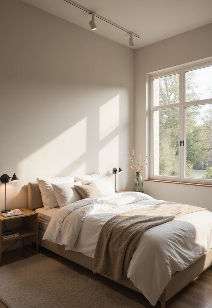 19 Minimalist Bedroom Ideas That'll Ensure You Wake Up Refreshed Every Morning! - 9. Smart Lighting Solutions