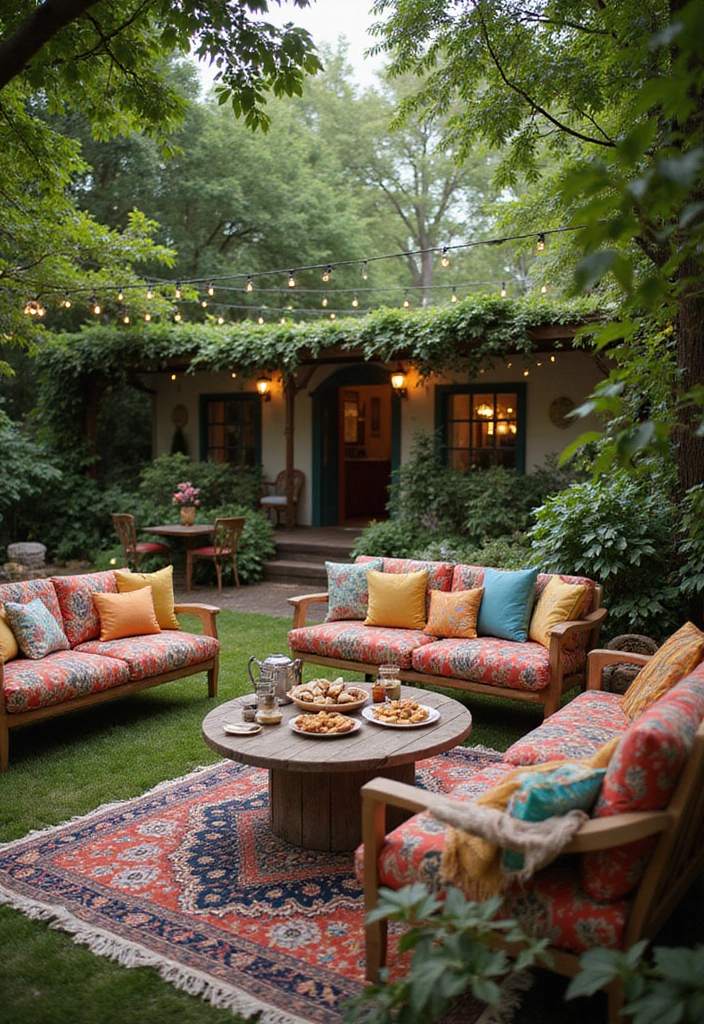 20 Bohemian Gardening Ideas That'll Turn Your Yard into a Serene Retreat (Check Out #11!) - 20. Celebrate with Garden Parties