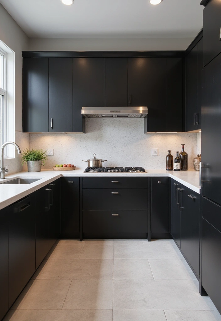 20 Modern Kitchen Trends You Can’t Afford to Ignore (Your Guests Will Be Jealous!) - 11. Dark Cabinetry