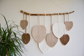 Boho Wall Hanging from Yarn and Driftwood