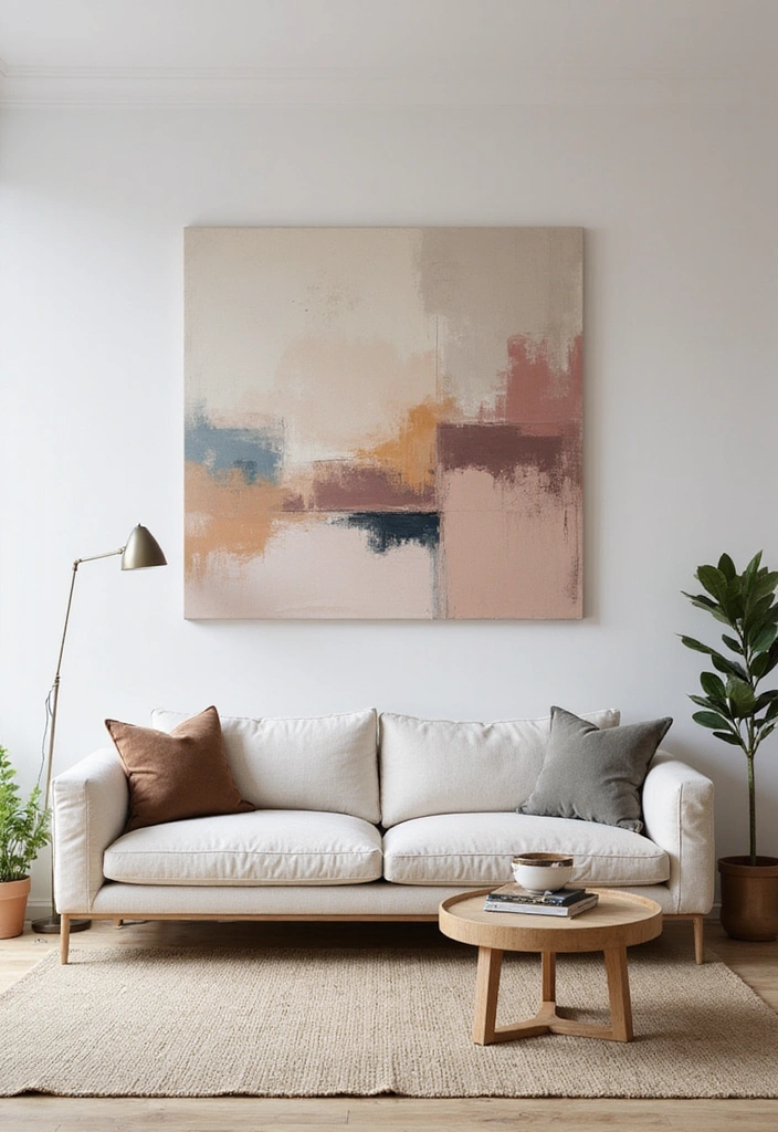 12 Stunning Minimalist Wall Art Ideas That Will Transform Your Space! - 3. Abstract Shapes