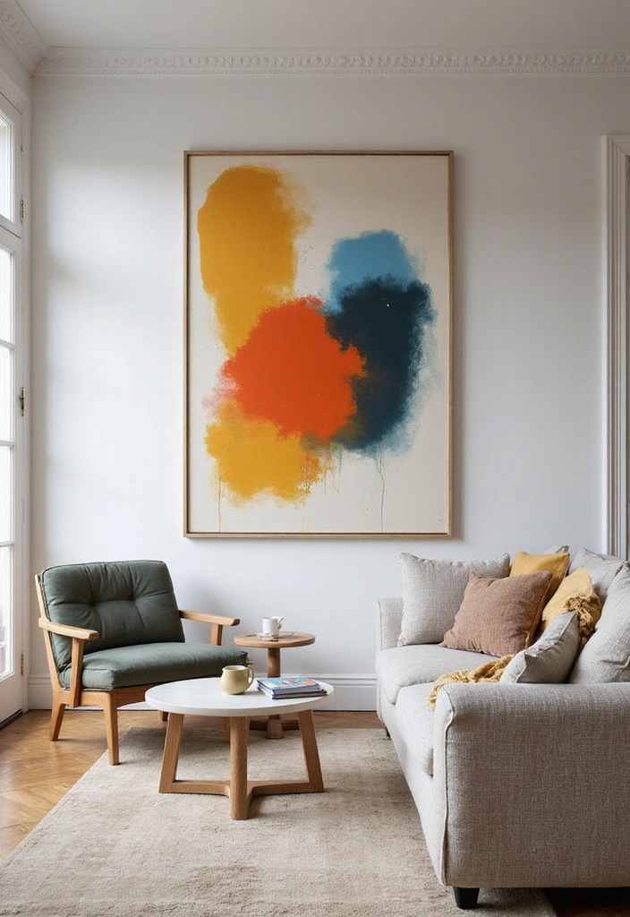 12 Stunning Minimalist Wall Art Ideas That Will Transform Your Space! - 8. Oversized Statements