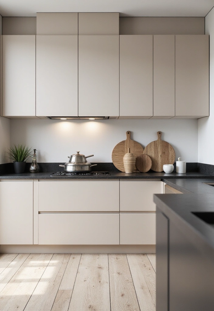 15 Minimalist Kitchen Decor Ideas That Will Make Your Space Shine (You Won't Believe #10!) - 10. The Power of Contrast