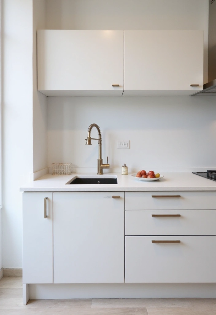 15 Minimalist Kitchen Decor Ideas That Will Make Your Space Shine (You Won't Believe #10!) - 13. A Touch of Metallics