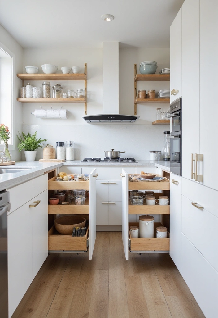 15 Minimalist Kitchen Decor Ideas That Will Make Your Space Shine (You Won't Believe #10!) - 4. Smart Storage Solutions