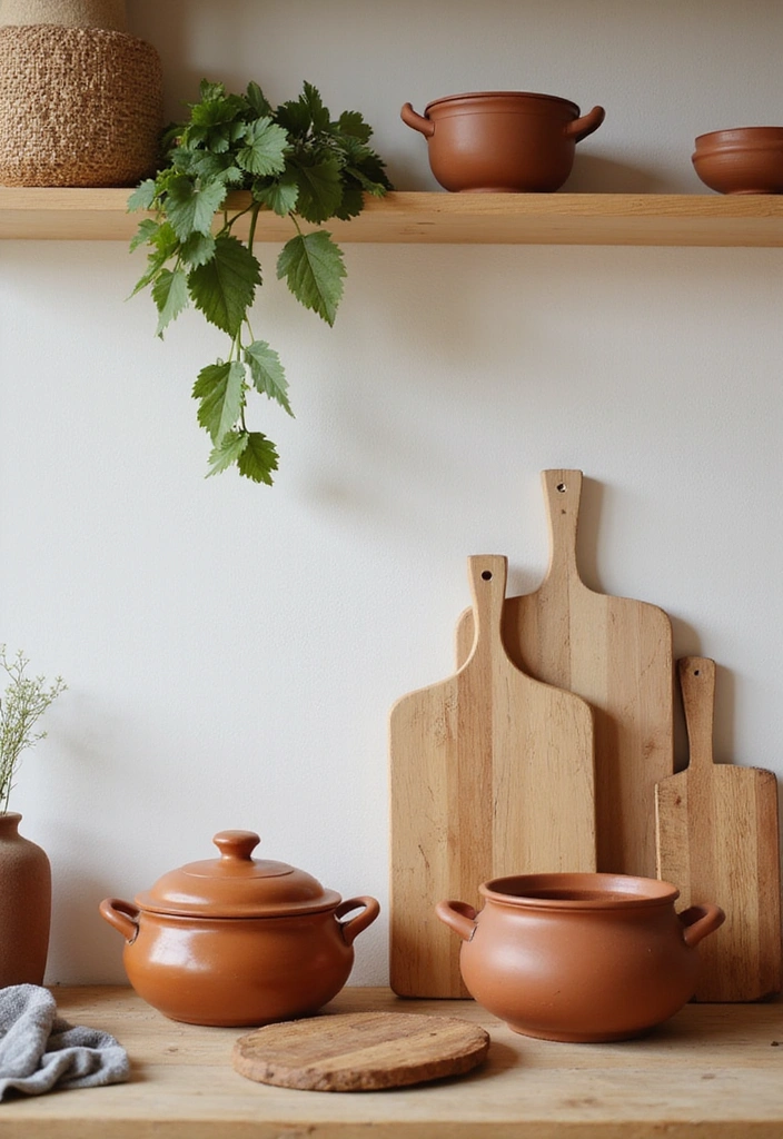 15 Minimalist Kitchen Decor Ideas That Will Make Your Space Shine (You Won't Believe #10!) - 5. Earthy Accents