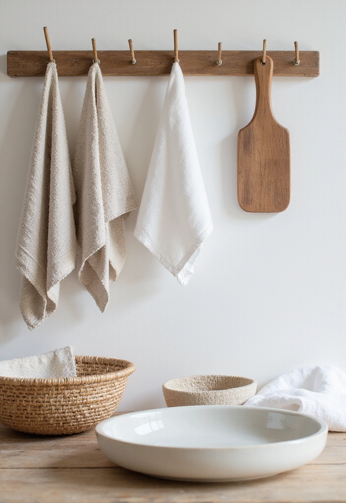 15 Minimalist Kitchen Decor Ideas That Will Make Your Space Shine (You Won't Believe #10!) - 7. Textured Fabrics