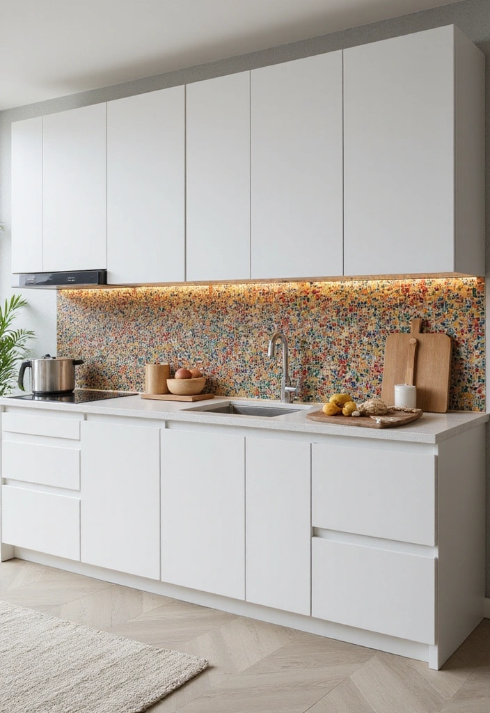 15 Minimalist Kitchen Decor Ideas That Will Make Your Space Shine (You Won't Believe #10!) - 8. Innovative Backsplashes