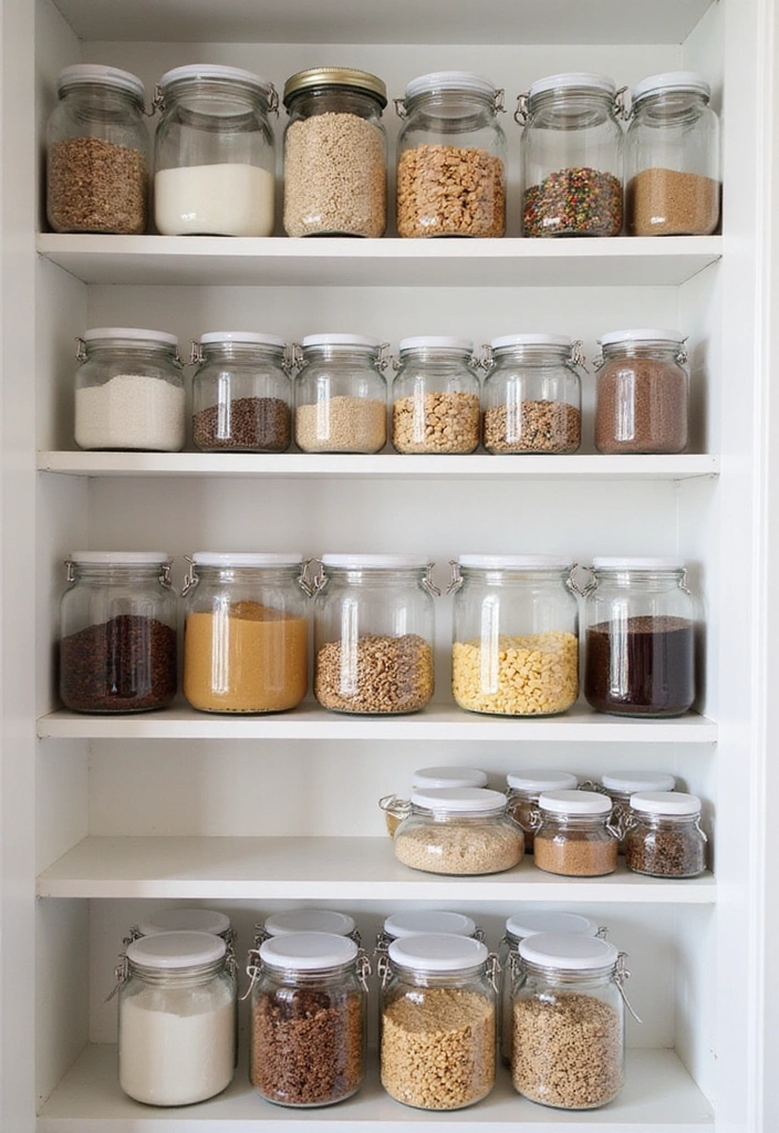 18 Easy DIY Minimalist Kitchen Projects That Will Revamp Your Space (Check Out #7!) - 3. Minimalist Pantry Organization