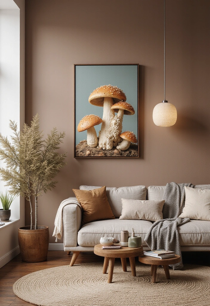 19 Neutral Wall Colors That Create a Calming Minimalist Ambiance (Wait Until You See #4!) - 12. Mushroom – Bold Yet Subtle