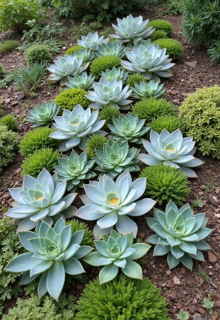 20 Chic Succulent Landscaping Ideas That Will Transform Your Yard (Don't Miss #5!) - 19. Succulent Garden Art