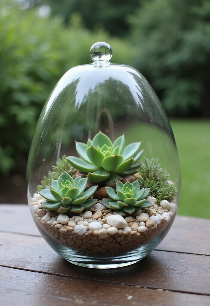 20 Chic Succulent Landscaping Ideas That Will Transform Your Yard (Don't Miss #5!) - 6. Succulent Terrarium